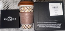 COACH Signature Hot Lidded Cup NIB!