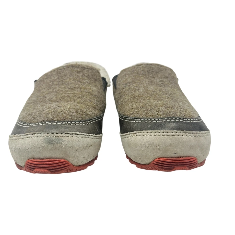 Sorel Mackenzie без шнуровки туфли сабо тапочки снег шерсти туфли коричневый желтовато-коричневый размер США 7 - Изображение 3 из 4