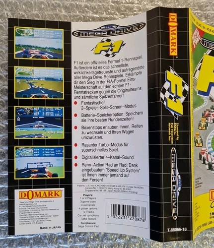SEGA Mega Drive / F1 Formula 1 *Top Zustand *CiB - Bild 11 von 12