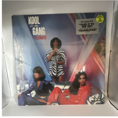 Kool & The Gang 12'' Vinyl LP Soul Funk Celebrate! De-Lite Records 1980s sealed