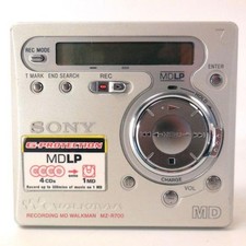 Sony Minidisc Walkman Player and Recorder - Silver MZ-R700/SM 