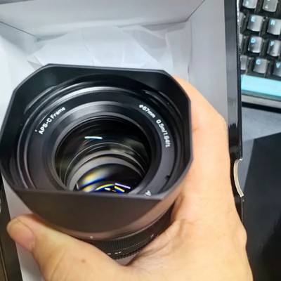 Fit for Viltrox 75mm F1.2Pro 56mm F1.2 Pro Metal Square Lens Hood With Free Cap