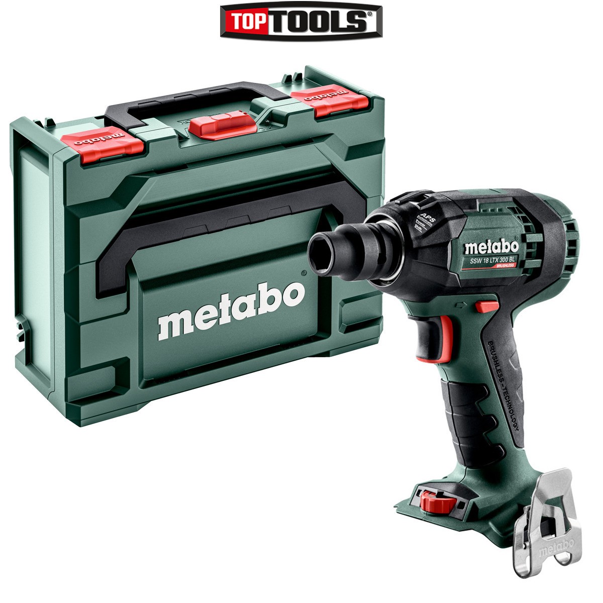 Metabo 602395840 SSW 18 LTX 300 BL Impact Wrench 18V Bare Unit With MetaBOX