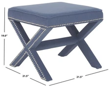 Safavieh PALMER OTTOMAN, Reduced Price 2172771733 MCR4589Q