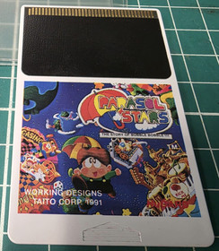 PARASOL STARS (Turbo Grafx 16, 1989) Working Designs - Tested/Working - CIB RARE