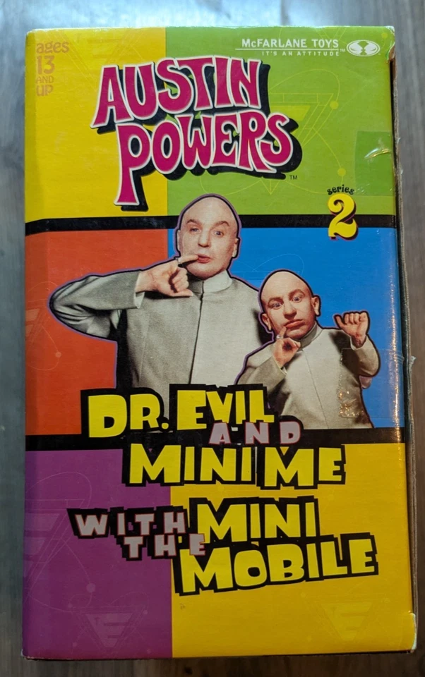 Austin Powers Serie 2 Dr. Juguetes McFarlane Evil Mini Me Mini Mobile 1999 vintage Foto 3 de 4