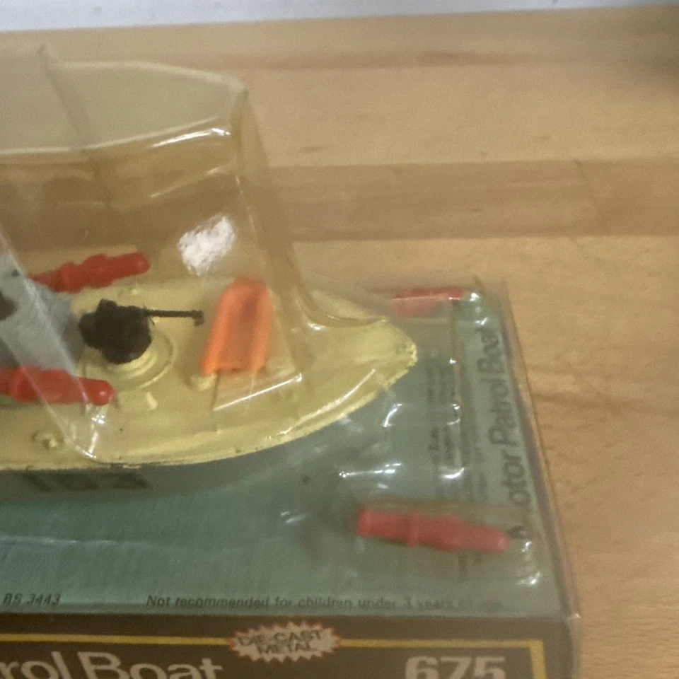 Vintage Dinky 675 Motor Patrol Boat - Diecast Ship - Made in England - Unopened - Image 4 of 4