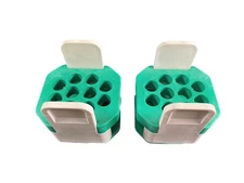 BECKMAN Centrifuge Rotor Bucket Inserts for 10x15mL Tubes Green TJ-6 (2/cs)