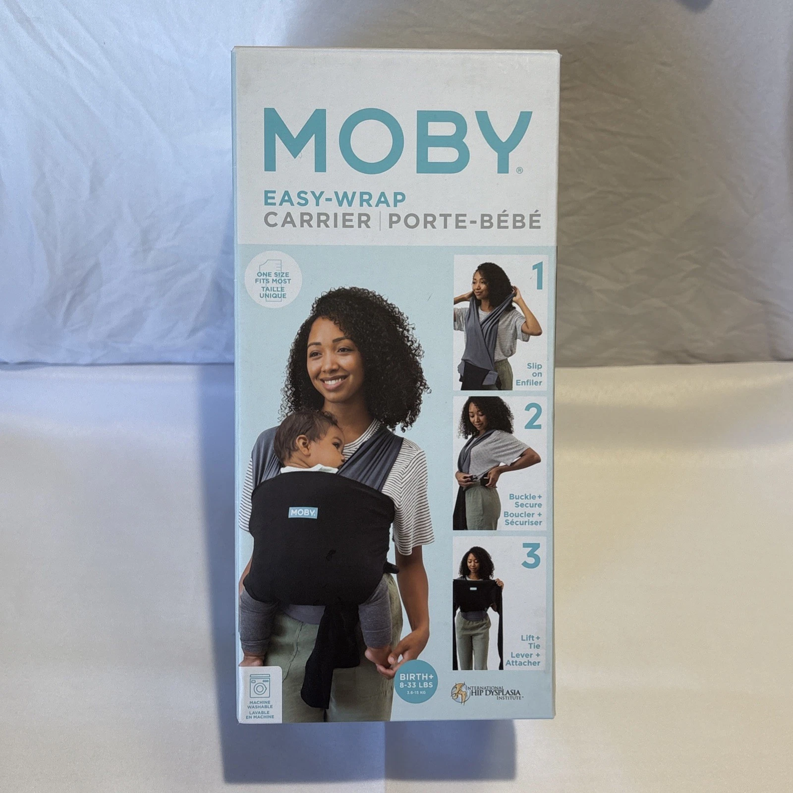 Comfortable Baby Wrap Carrier for Newborn to Toddler - Easy Hands-Free Design