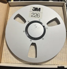 Vintage 1/2” Tape Reel Empty Metal Scotch 3M 226