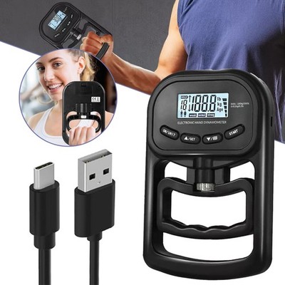 LCD Hand Dynamometer Grip Strength Trainer-Electronic Hand Grip Strength Tester