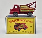 Matchbox Lesney – 13c  Thames Trader Wreck Truck  1960  (ID#214)   19mm RED HOOK