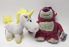 Disney Toy Story 3 Lotso Bear  Buttercup Plush Lot of 2