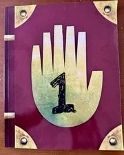 GRAVITY FALLS Journal 1 - Disney Paperback Book - Stanford Pines - Prop Book