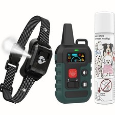 Citronella Dog Training Collar with Remote  1 Spray Refill, 4 Modes Beep/Vi...