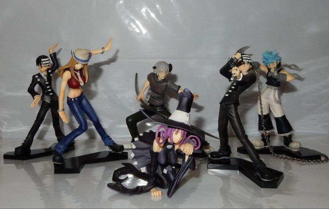 Soul Eater Trading Arts Figure Set Of 6 Types With Defects Used F
