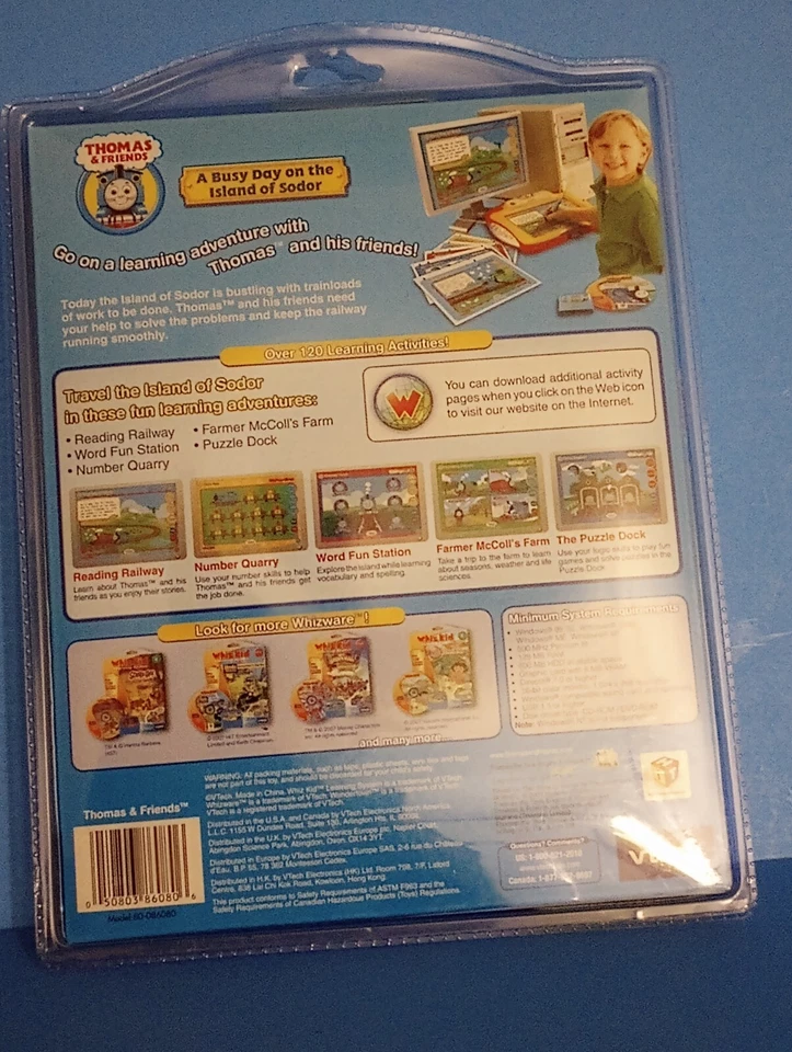 VTech Whiz Kid Learning System - Pre K - Thomas & Friends  - NIP - Image 2 of 2