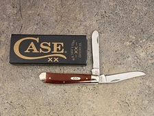 Case XX Smooth Chestnut Bone Mini Trapper Pocket Knife 6207 SS  28700