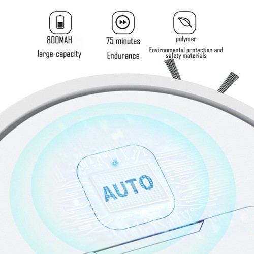 Smart Robot Rechargeable Automatic Vacuum Cleaner Dry Wet Floor Mop Sweeping New - Picture 9 of 19