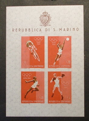 Original Ticket Jeux Olympiques - Rome 1960 - Billet J.o. Rome Natation