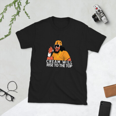 Cream Will Rise To The Top ( Macho Man Orange ) Short-Sleeve Unisex T-Shirt