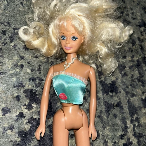 Talking Tina Doll Press My Tummy "I Really Talk" UNTESTED Toymax Barbie Clone
