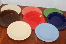 8 FIESTA 7.25" Salad Desset Plates  Excellent Condition