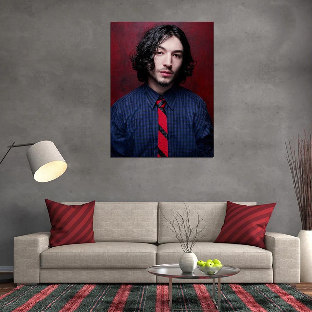 V8188 Ezra Miller Hot Beard Cool Portrait Rare Actor Singer WALL