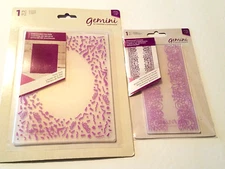 Crafter's Companion Gemini Embossing Folders Decorative Lace Border & Party Time