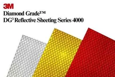 3M DIAMOND GRADE PRISMATIC REFLECTIVE SHEETING 48"X1YD