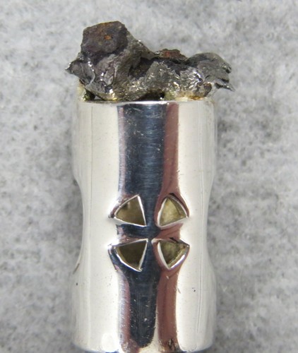 MUONIONALUSTA IRON METEORITE PENDANT $198 Sterling 925 Silver Jewelry STARBORN - Picture 11 of 12
