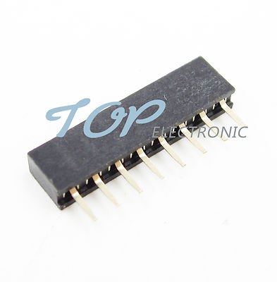 50PCS 1x8 Pin 2.0mm Pitch Single Row Straight Female Pin Headers Strip