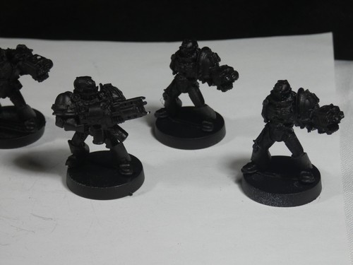 Grey Knights In Power Armor x 9 w Incinerator (2) Bodies Only No Melee Arms 8197 - Picture 4 of 8
