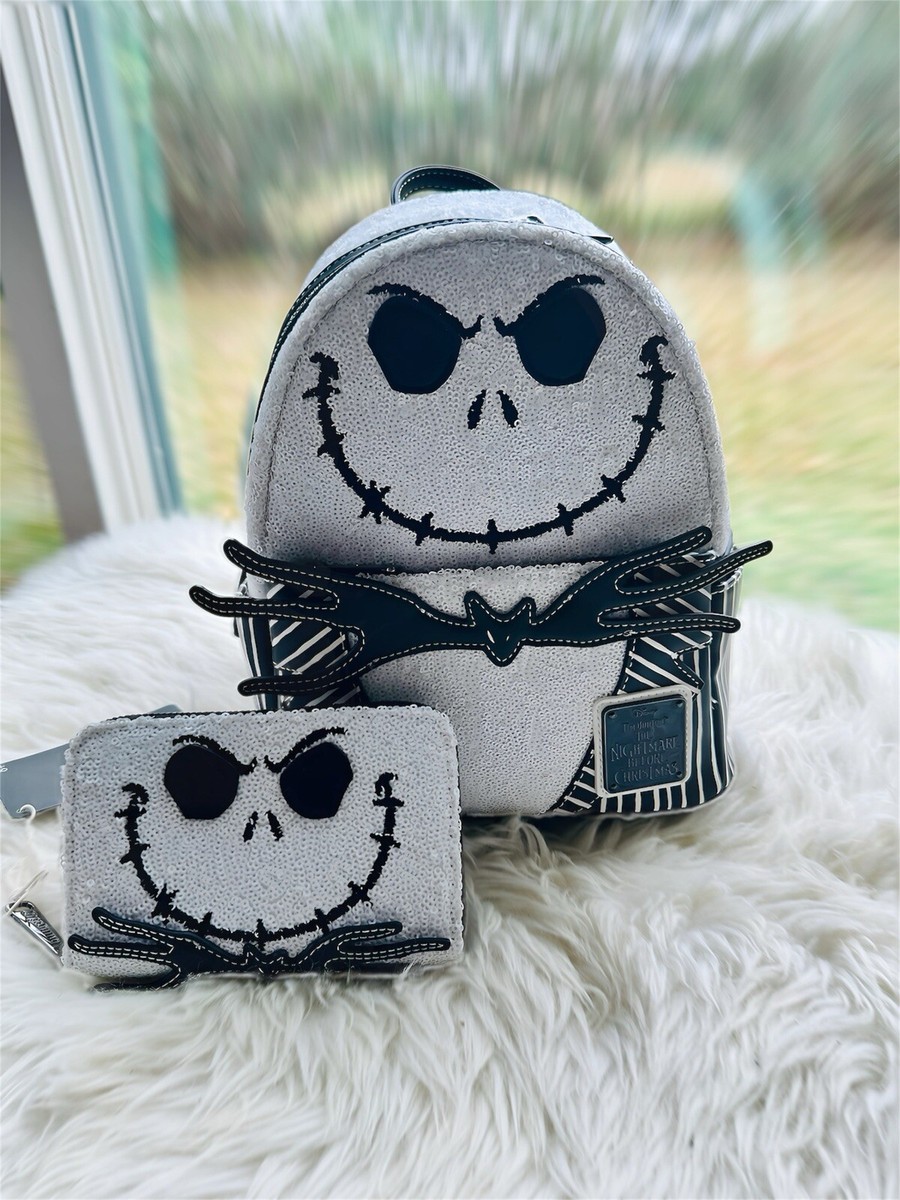 Loungefly The Nightmare Before Christmas Exclusive Jack Skellington Sequin Set The Nightmare Before Christmas Jack Skellington Reversible  main image 3