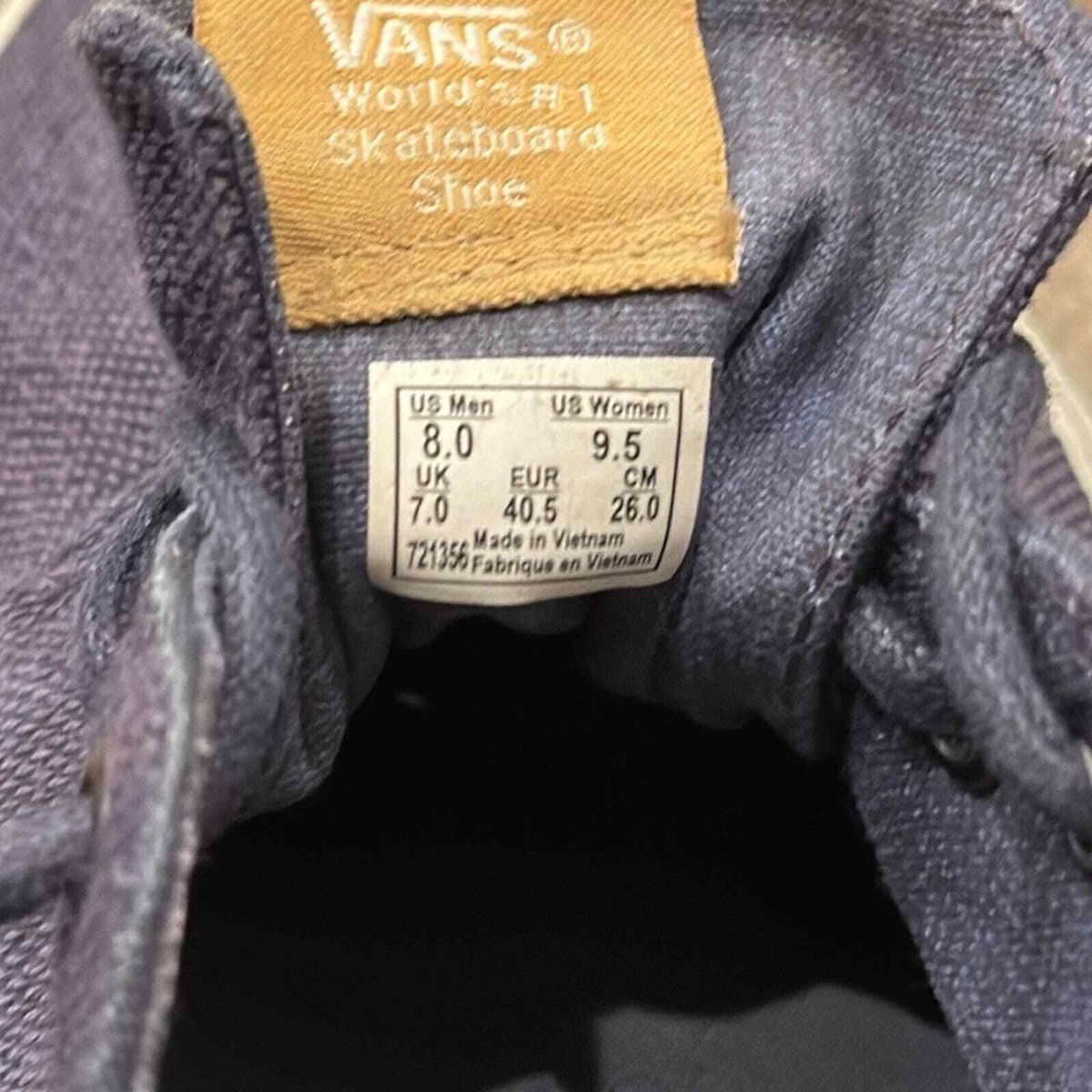 Van\'s Skater Shoes Grayish Blue Size Men\'s 8.0/Women\'s 9.5 Vans Era 3ra Vision Voyage Skate Shoes Men main image 2