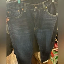 Men’s Levi 505 36x30 boot cut blue jeans Luxury Career Old money Western Cowboy