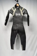 TYR Hurricane Cat 1 Black Womens Wetsuit Full Sleeve Small Sample