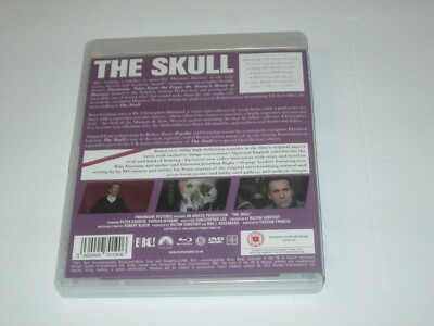 THE SKULL (1965) Blu-Ray + DVD Peter Cushing Christopher Lee