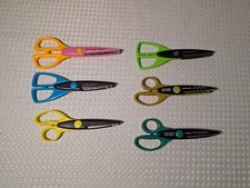 Fiskars Unbranded Paper Edgers Scissors Lot Of 6 Crafting Scrapbooking