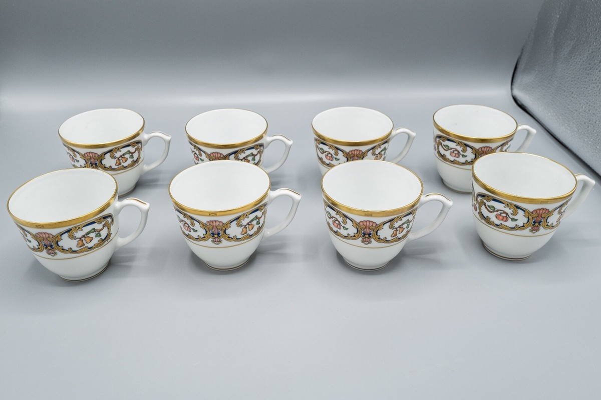 Cartier La Maison Du Prince Flat Cups Set of 8 - FREE USA SHIPPING 