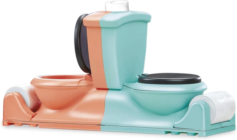 Hasbro Gaming Toilet Trouble Flushdown Kids Game Water Spray Ages 4+ - Image 2 of 2