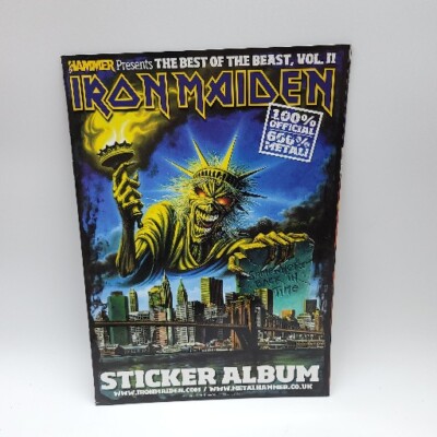 METAL HAMMER IRON MAIDEN Best of the Beast V II Sticker Album