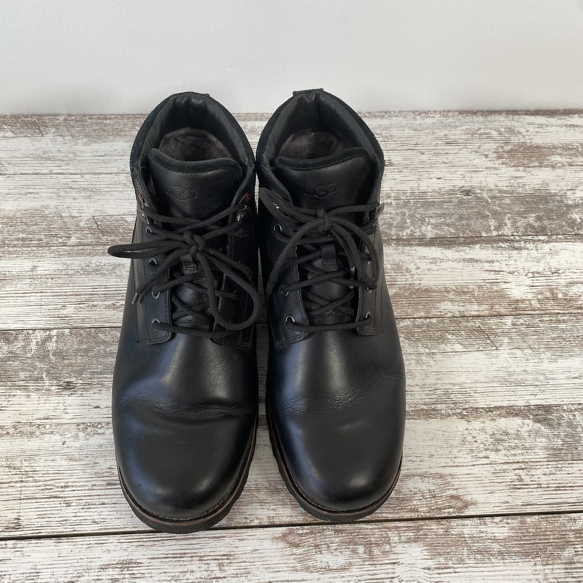 UGG Seton TL Casual Leather Winter Lace Up Boots Men