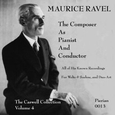 Composer As Pianist Conductor by Maurice Ravel CD, 2003
