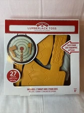 Lumberjack Toss Game Safe Foam Axe Throwing Game with Easy Fold Target Christmas