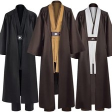 Anakin Skywalker Costume Outfit Tunic Robe Cosplay For Men Medium Brown