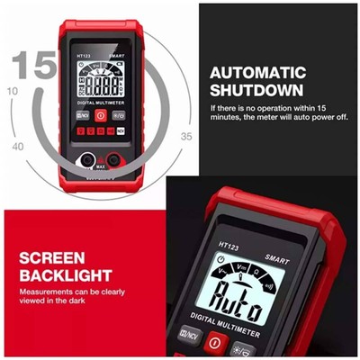 Digital Multimeter,Tm-510 4000 Counts,Smart Measurement,Auto-Ranging Voltmeter