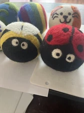 Handmade Wool Dryer Balls 6 pack