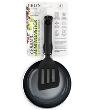 BKLYN Steel Co. Lunar Eclipse Ceramic Mini Fry Pan & Slotted Turner 2-Pc. Set