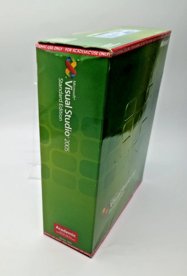 NEW Retail Microsoft Visual Studio 2005 Standard Edition ACADEMIC 5 Discs w/ Key - Image 2 of 4